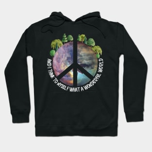 What A Wonderful World graphic Hoodie